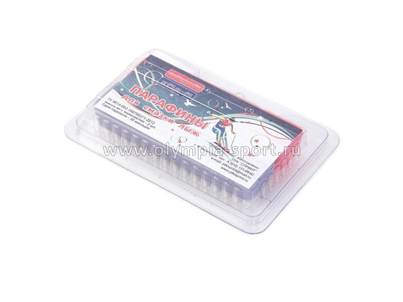 Парафин Sprint 2шт. без фтора (0/+6)-(0/-4) (80гр) 2х40г.