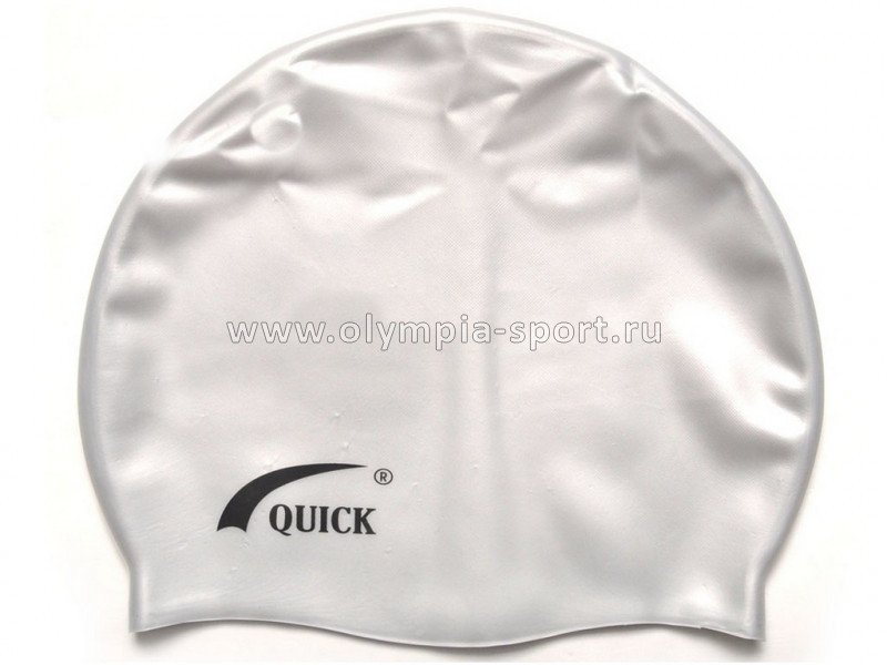 Шапочка для плавания Swim Team силикон, SC-ц серебро