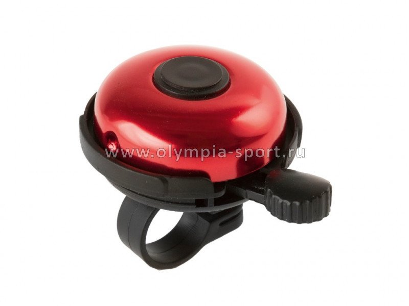 Звонок сталь/пласт. D=45мм черн./красн.