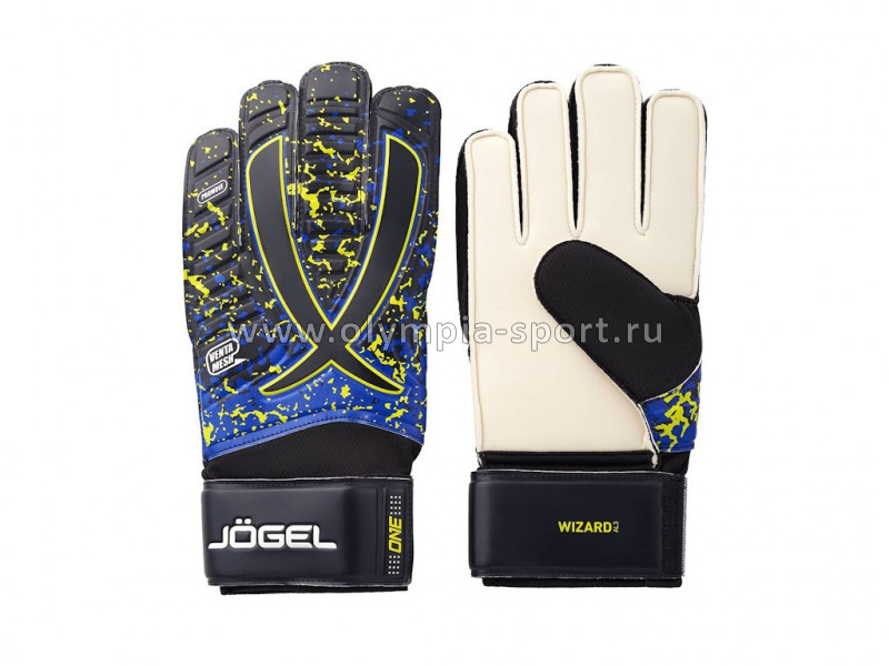 Перчатки вратарские Jögel ONE Wizard AL3 Flat, черный (6)