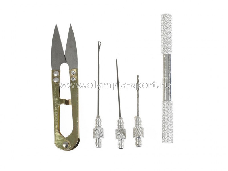 Набор для бойлов игла, сверло, ножницы