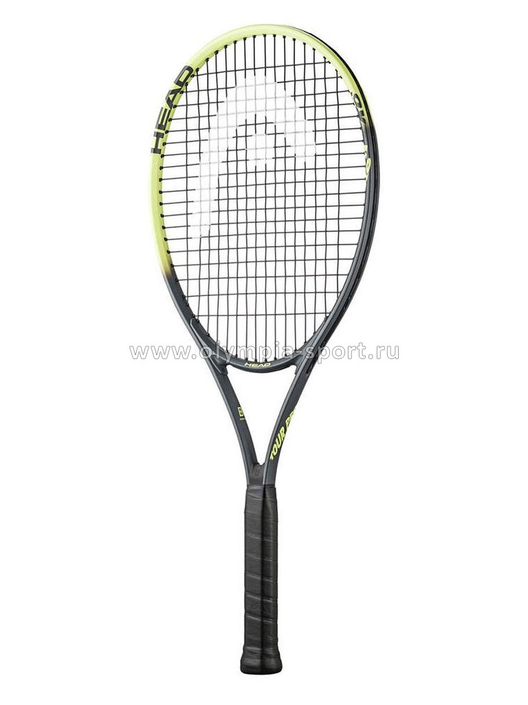 Ракетка б/т HEAD Tour Pro Gr4, для любителей, алюминий, желто-черный