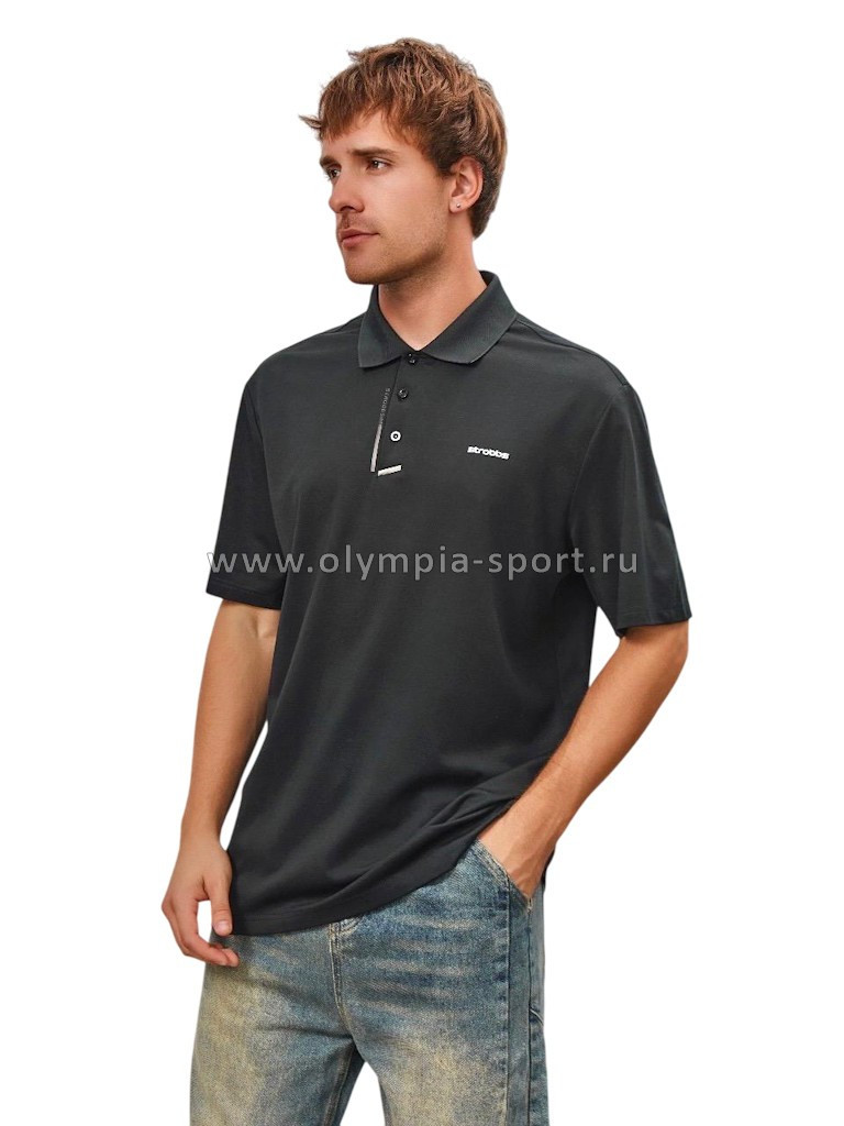 Рубашка-поло мужская Strobbs E2371-1 серый
