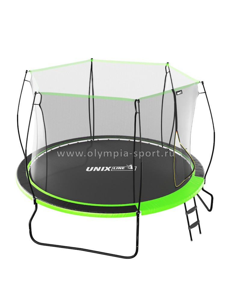 Батут UNIX Line 8 ft UFO Green