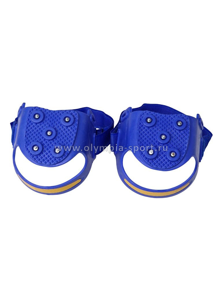 Антигололед детский под пятку синий М