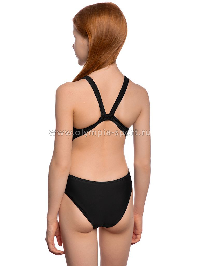 Купальник спортивный антихлор Mad Wave Lara Junior Base Black L (36)