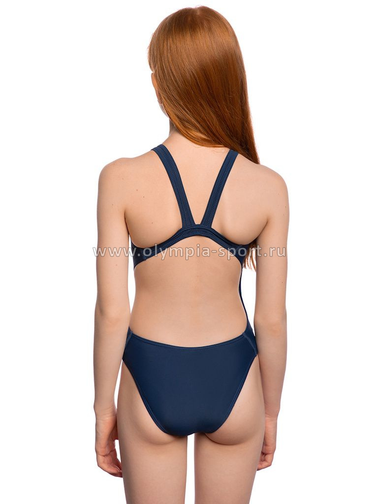 Купальник спортивный антихлор Mad Wave Lara Junior Base Navy L (36)