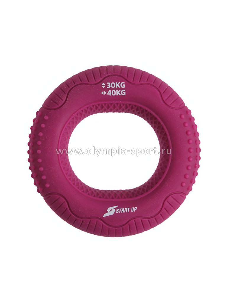 Эспандер кистевой Start Up NT34032 с разной нагрузкой (нагрузка 30-40 кг) бордовый