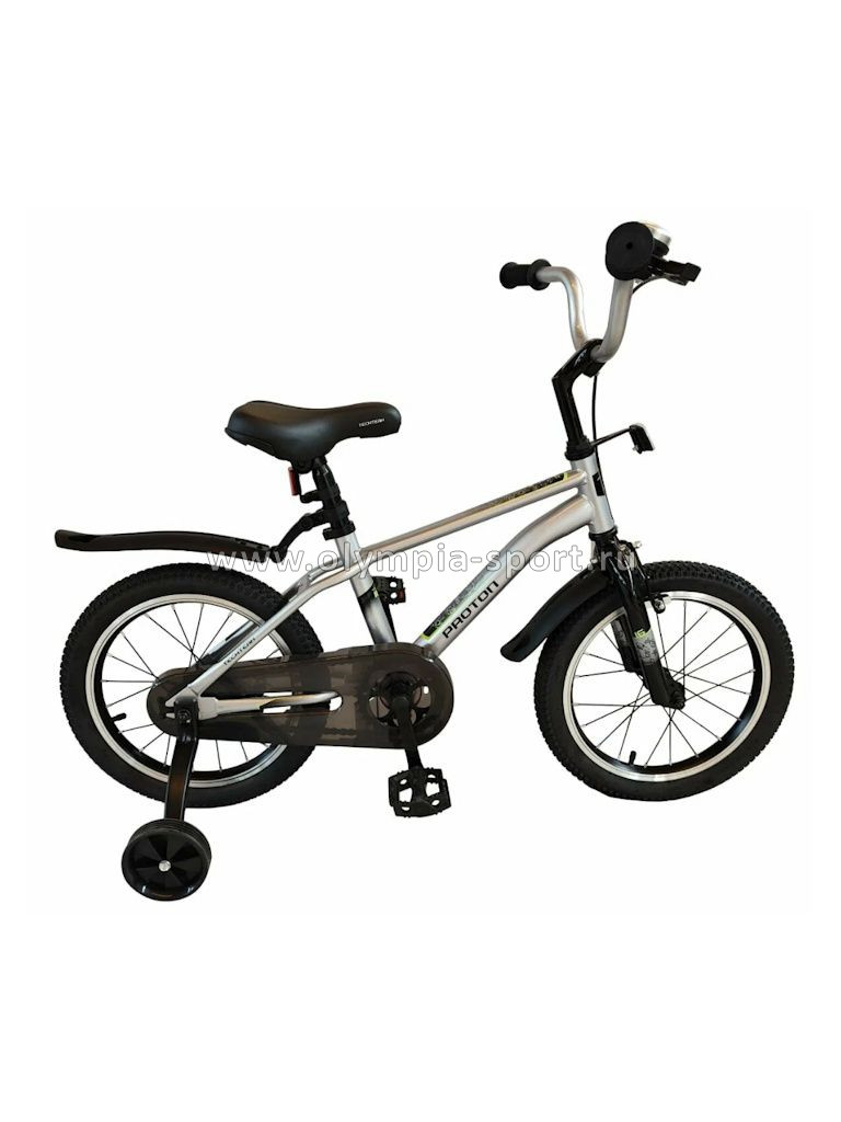 Велосипед TechTeam Proton 14 (14" 1ск.) серый
