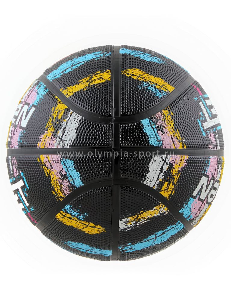 Мяч баскетбольный Larsen Street black/paint р.7 резина